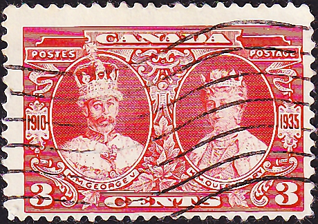  1935  . King George V and Queen Mary 3 .  2,25  . (2)